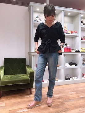 「ホワイトソール」｜ORientalTRaffic 京都CUBE店さん（レディース・162cm）の春コーディネート