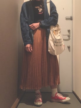 😶さん（レディース・154cm）の秋コーディネート