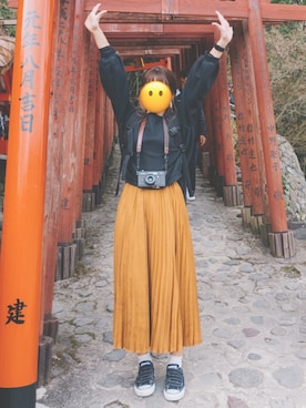 「one way（ワンウェイ）のアイテム（スウェット）」を使った、😶さん（レディース・154cm）の冬コーディネート