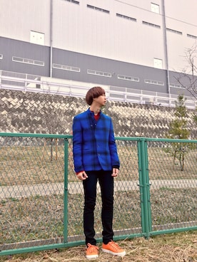 「Paul Smith（ポールスミス）のアイテム（ジャケット/アウター）」を使った、Honeyさん（メンズ・176cm）の冬コーディネート