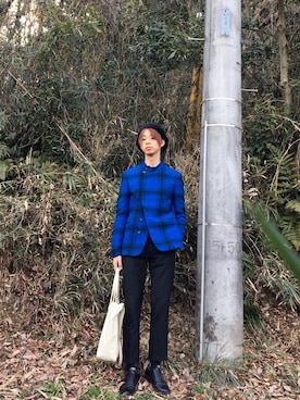 「Paul Smith（ポールスミス）のアイテム（ジャケット/アウター）」を使った、Honeyさん（メンズ・176cm）の春コーディネート