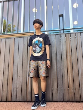 「RUKA」｜Honeyさん（メンズ・176cm）の夏コーディネート
