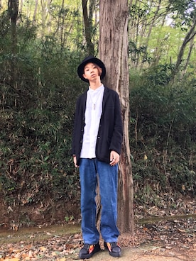 「Jeffrey Campbell（ジェフリーキャンベル）のアイテム（シューズ）」を使った、Honeyさん（メンズ・176cm）の秋コーディネート
