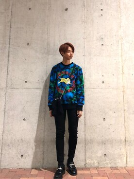 「KENZO」｜「アイテム（腕時計）」を使った、Honeyさん（メンズ・176cm）の秋コーディネート