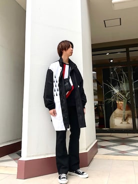 「T3CM」｜Honeyさん（メンズ・176cm）の冬コーディネート
