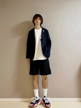 「PUMA（プーマ）のアイテム」を使った、Honeyさん（メンズ・176cm）の夏コーディネート