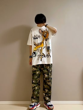 「PUMA（プーマ）のアイテム」を使った、Honeyさん（メンズ・176cm）の夏コーディネート