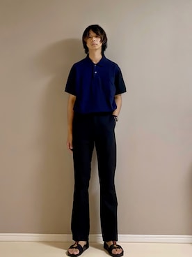 「FACTOTUM（ファクトタム）のアイテム（パンツ）」を使った、Honeyさん（メンズ・176cm）の夏コーディネート