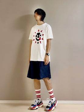 「PUMA（プーマ）のアイテム」を使った、Honeyさん（メンズ・176cm）の秋コーディネート