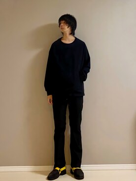「FACTOTUM（ファクトタム）のアイテム（パンツ）」を使った、Honeyさん（メンズ・176cm）の秋コーディネート