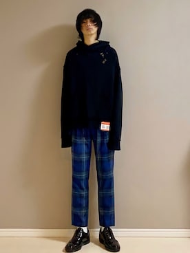 「JIMMY CHOO（ジミーチュウ）のアイテム」を使った、Honeyさん（メンズ・176cm）の秋コーディネート