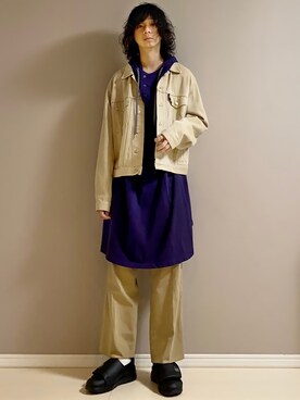 Honeyさん(メンズ・176cm)の春コーディネート