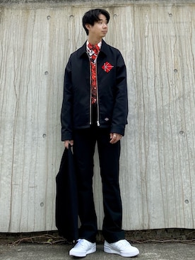 「FACTOTUM（ファクトタム）のアイテム（パンツ）」を使った、Honeyさん（メンズ・176cm）の春コーディネート