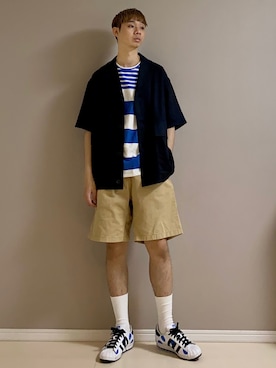 「adidas Originals by JEREMY SCOTT（アディダスオリジナルスバイジェレミースコット）のアイテム」を使った、Honeyさん（メンズ・176cm）の夏コーディネート