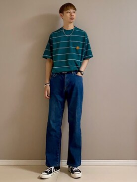 「RIOT FACETASM（ライオットファセッタズム）のアイテム」を使った、Honeyさん（メンズ・176cm）の夏コーディネート