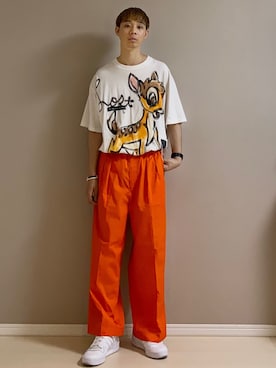 「RIOT FACETASM（ライオットファセッタズム）のアイテム」を使った、Honeyさん（メンズ・176cm）の夏コーディネート