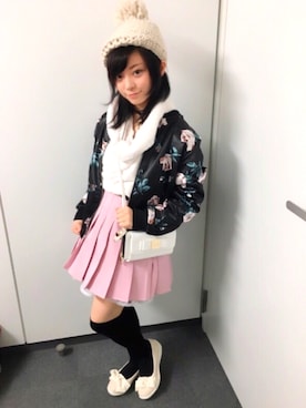 「Barbie（バービー）のアイテム（バッグ）」を使った、Girls Fashion Collectionさん（レディース・147cm）の冬コーディネート