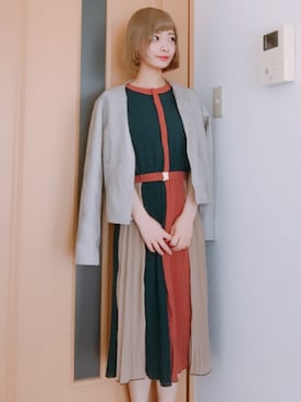 「CECIL McBEE（セシルマクビー）のアイテム（ライダースジャケット）」を使った、Girls Fashion Collectionさん（レディース・157cm）の春コーディネート