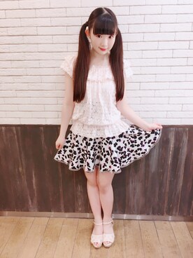 「アニマル」｜「アイテム（その他トップス）」を使った、Girls Fashion Collectionさん（レディース・160cm）の春コーディネート