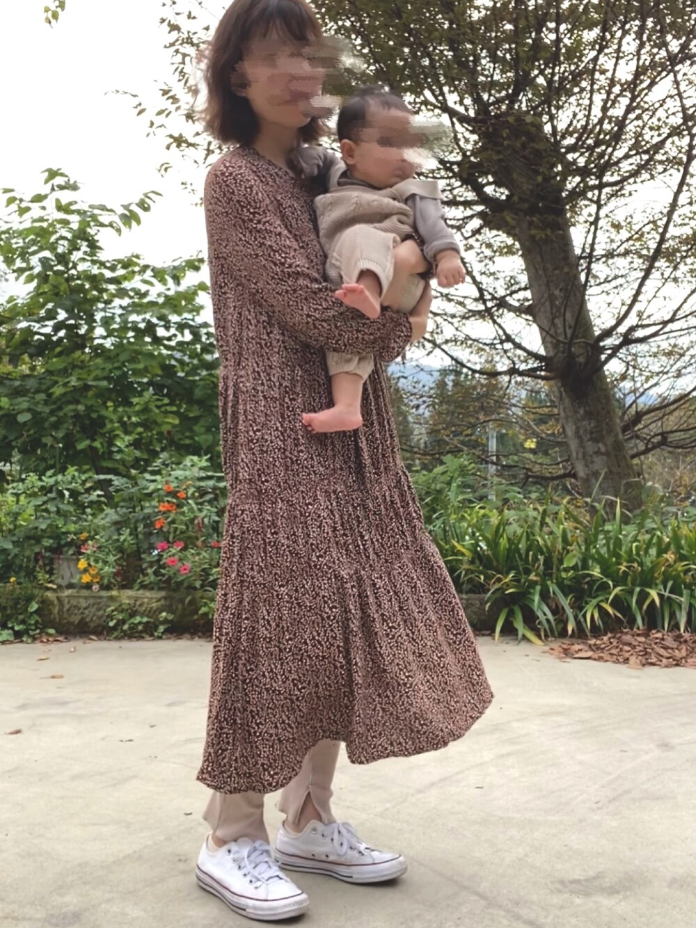 SLOBE IENA（スローブイエナ）の「フラワープリントティアード