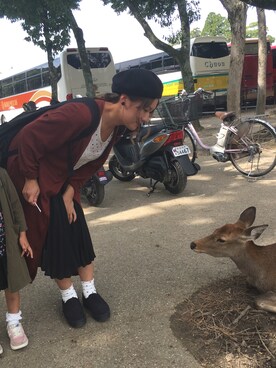 「アイテム（ピアス（両耳用））」を使った、yukimamさん（レディース・157cm・30代）の秋コーディネート