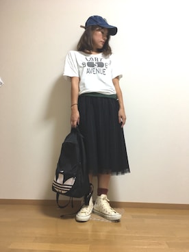 「アイテム（ピアス（両耳用））」を使った、yukimamさん（レディース・157cm・30代）の秋コーディネート