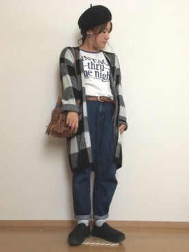 「アイテム（ピアス（両耳用））」を使った、yukimamさん（レディース・157cm・30代）の秋コーディネート