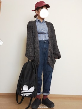 「アイテム（ピアス（両耳用））」を使った、yukimamさん（レディース・157cm・30代）の秋コーディネート