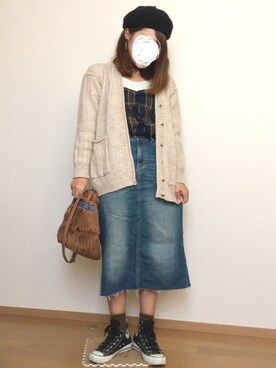 「アイテム（ピアス（両耳用））」を使った、yukimamさん（レディース・157cm・30代）の冬コーディネート