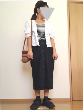 「アイテム（ピアス（両耳用））」を使った、yukimamさん（レディース・157cm・30代）の夏コーディネート