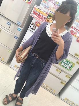 「アイテム（ピアス（両耳用））」を使った、yukimamさん（レディース・157cm・30代）の夏コーディネート