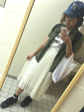 「アイテム（ピアス（両耳用））」を使った、yukimamさん（レディース・157cm・30代）の夏コーディネート