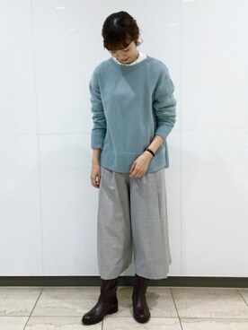 「フレンチ」｜mayuさん（レディース・162cm）の冬コーディネート