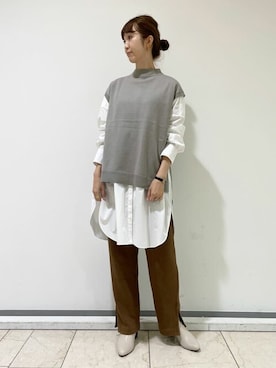 「フレンチ」｜mayuさん（レディース・162cm）の秋コーディネート