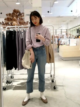 伽織さん（レディース・167cm）の冬コーディネート