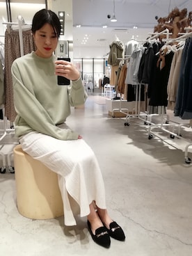 伽織さん（レディース・167cm）の冬コーディネート