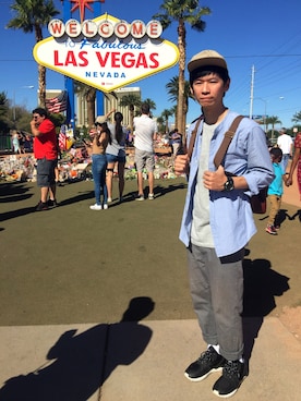 「Las Vegas」｜JasonWongさん（メンズ・178cm）の秋コーディネート