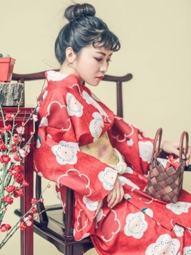「暑い夏」｜劉佳さん（レディース・160cm）の夏コーディネート