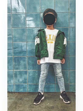 「#秋服」｜rrrr.さん（キッズ・110cm）の秋コーディネート