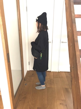 「Honeys（ハニーズ）のアイテム（チュニック）」を使った、k.shokoさん（レディース・155cm）の秋コーディネート