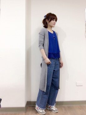 「LOVFEE（ラッフィ）のアイテム（ジャケット/アウター）」を使った、Alysaさん（レディース・157cm）の夏コーディネート