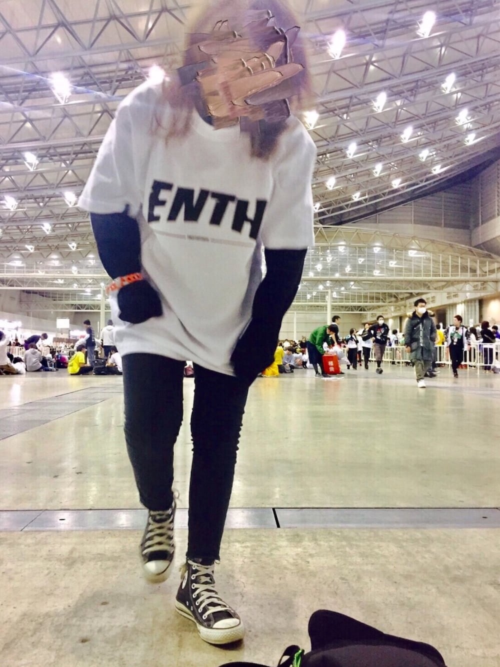 enth t シャツ Enth x SPLR ロンT Enth X Splr Galaxy Logo Long