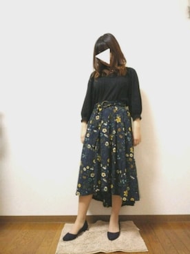 「AS KNOW AS」｜「アイテム（パンプス）」を使った、chanaさん（レディース・152cm）の秋コーディネート