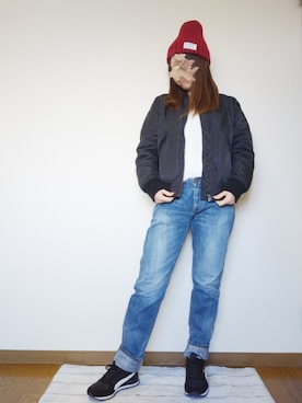 chanaさん(レディース・152cm)の冬コーディネート