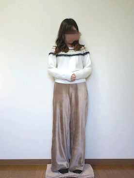 chanaさん（レディース・152cm）の冬コーディネート