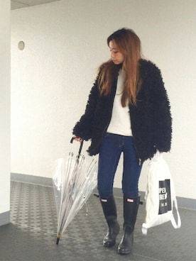 「mcmc」｜akaneさん（レディース・158cm）の冬コーディネート