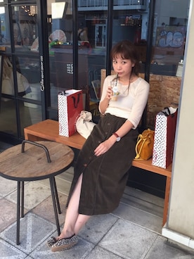 「CLARE VIVIER（クレアヴィヴィエ）のアイテム」を使った、akaneさん（レディース・158cm）の秋コーディネート