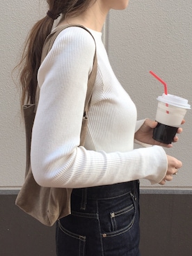 「ハイウエストストレートジーンズ」｜akaneさん（レディース・158cm）の春コーディネート