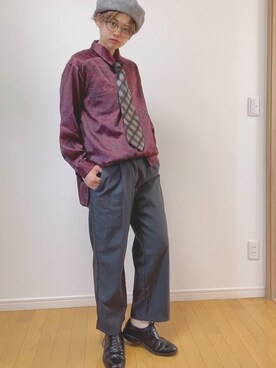 「アイテム（フォーマルスーツ/小物）」を使った、つむらやさん（メンズ・166cm・20代）の夏コーディネート