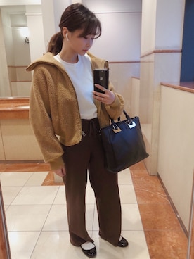 「シンプルおしゃれが好き」｜MIREさん（レディース・156cm）の秋コーディネート